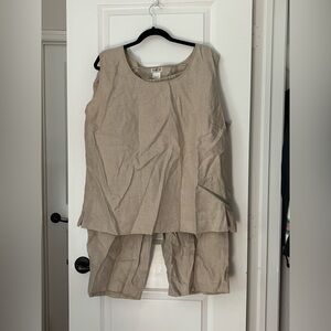 Vikki Vi Tan Sleeveless Top